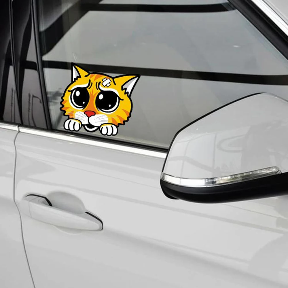 Алиавто прекрасный мультфильм помет автомобильный стикер Кот и наклейка для