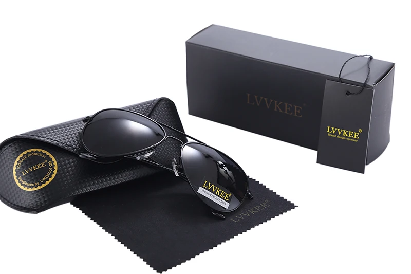 LVVKEE 2018 Классические Мужские поляризационные солнцезащитные очки фирменный