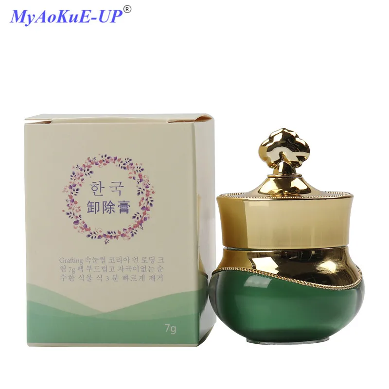 7 г крем для удаления клея накладных ресниц Зеленая упаковка средства снятия