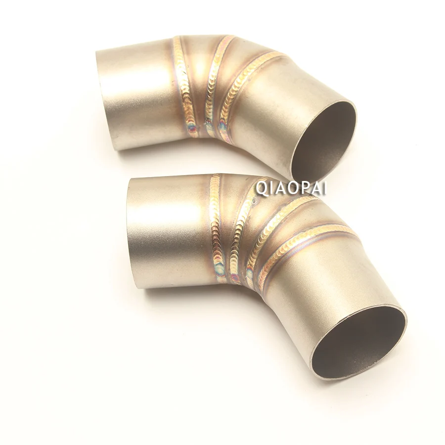 Refit Motorcycle Exhaust Link Pipe Connect Middle Ship on Adapter Mid Tube Escape for Ducati Monster 696 796 Accessories | Автомобили и