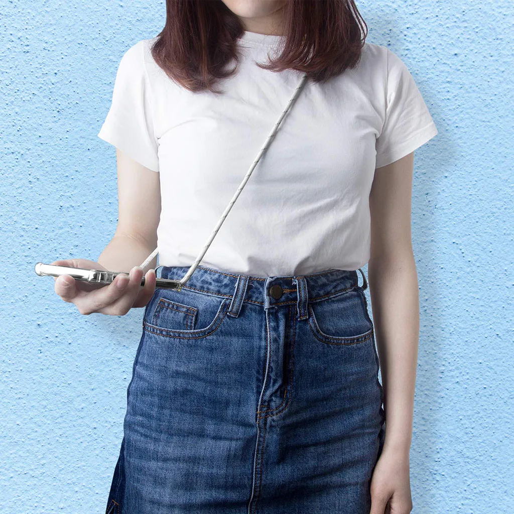 Ремешок для шеи выдвижной силиконовый чехол телефона прозрачный мобильного iphone