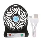 Портативный светодиодный светильник мини вентилятор охладитель воздуха мини настольный USB вентилятор третий ветер вентилятор USB