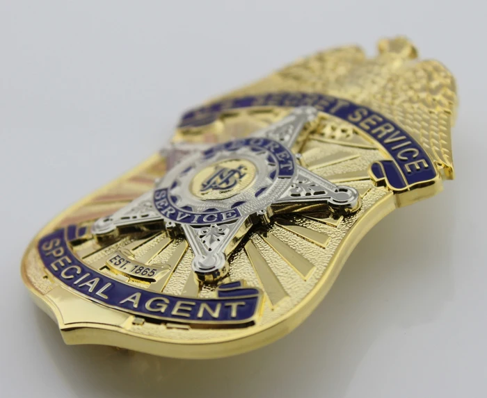 Классическая Секретная служба США/USSS копия Фильма Prop Pin Badge|Значки| |