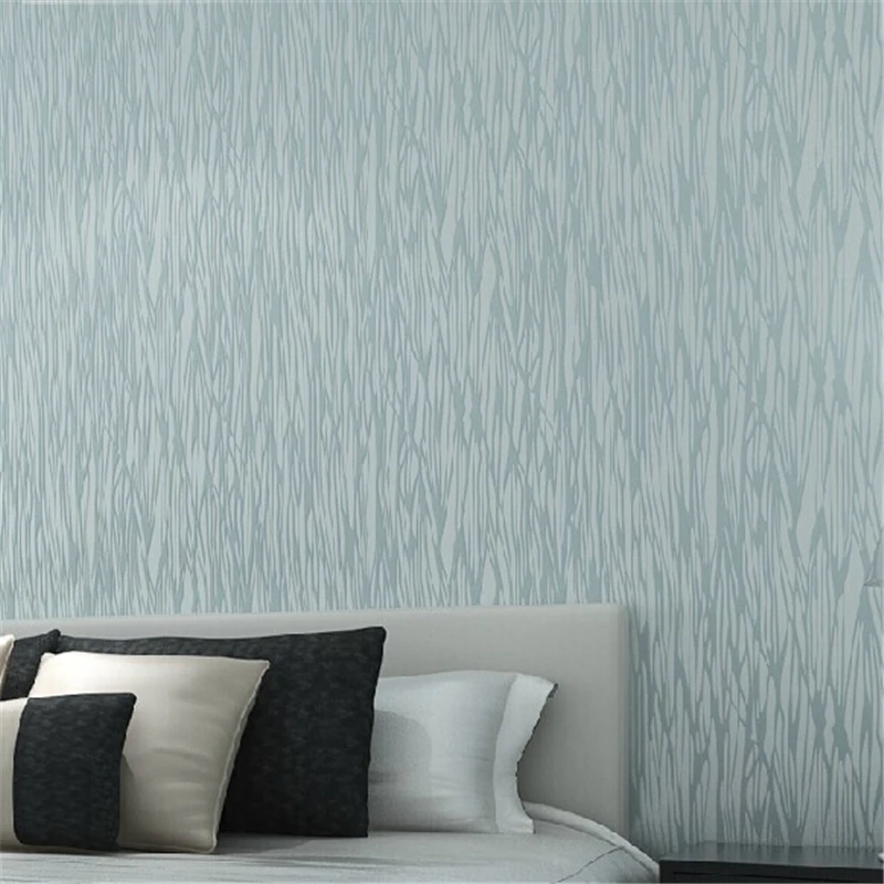 Обои для гостиной тканевые современные короткие в полоску настенная бумага ТВ