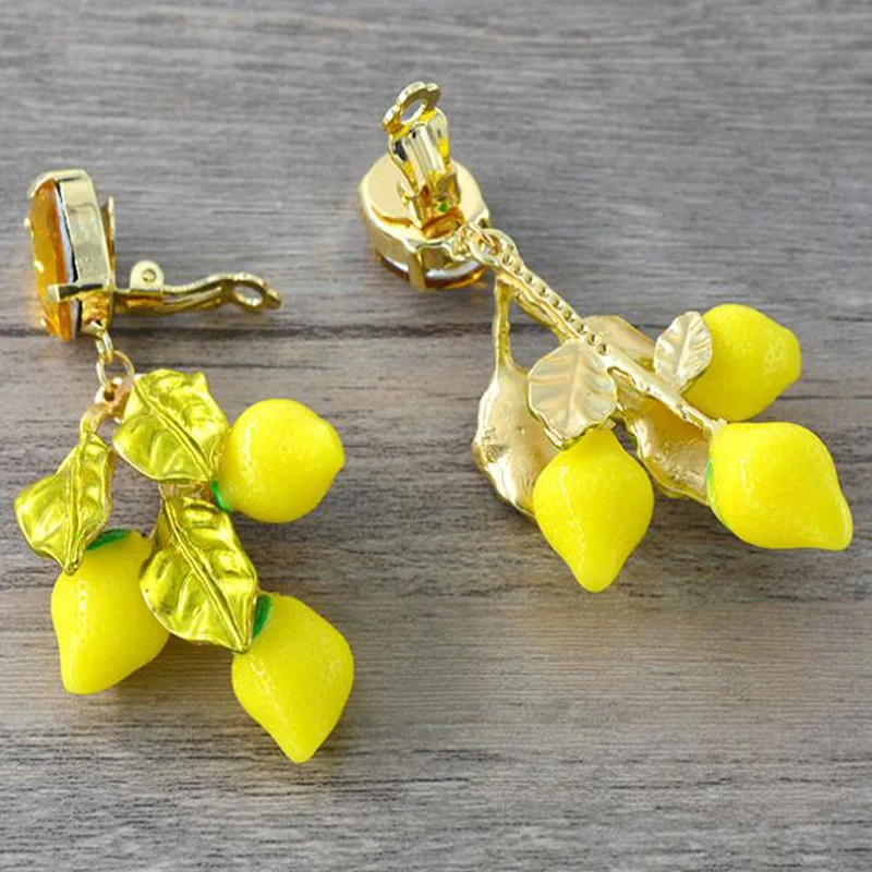 Женские Винтажные висячие серьги с кисточками, золотые висячие серьги в форме цветка, эффектные серьги в стиле барокко, желтые, лимонные, зе...