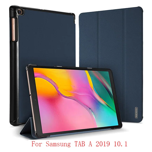 For TAB A 10.1 2019 DUX DUCIS из искусственной кожи чехол для samsung Galaxy TAB A 10,1 Магнитный чехол-книжка Smart Cover для samsung TAB A 8,0 A 10,5 - Цвет: For TAB A 10.1 2019