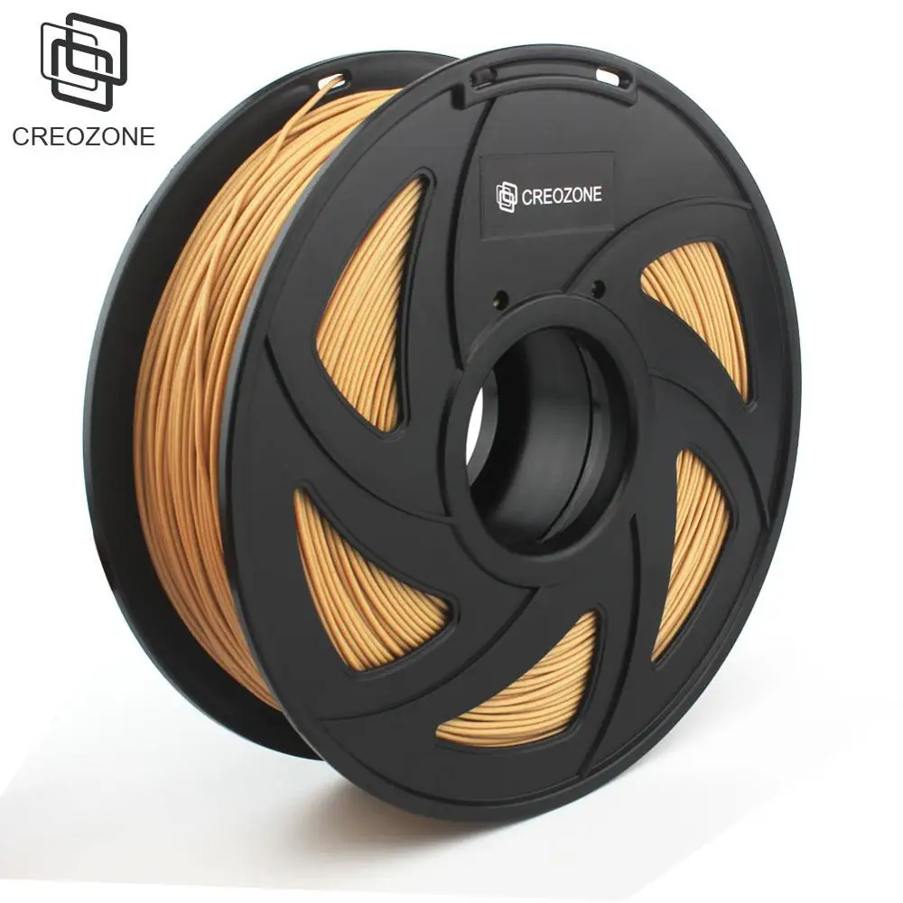 CREOZONE дерево 3d принтер нить 1,75 мм 1 кг 0,03 фунтов катушка измерительная точность+/-мм Материалы для 3D печати - Цвет: WOOD