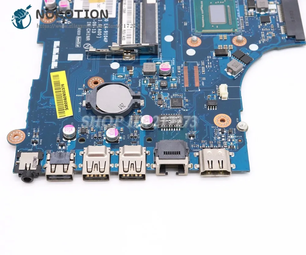 NOKOTION CN 00P6TK VAW00 LA 9104P для Dell Inspiron 15 3521 материнская плата ноутбука HD7670M SR0XF I3 3227U