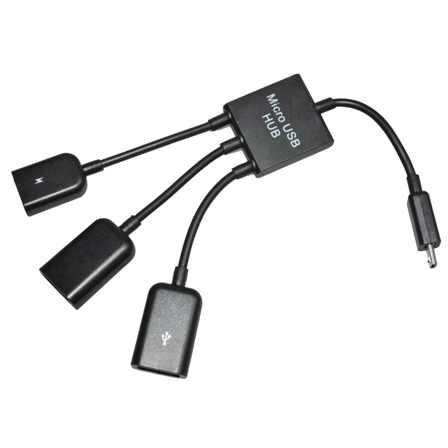 USB 2 0 концентратор сплиттер 3 порта способ микро черный 19 см Новый|usb 2.0 hub|hub splitterusb |