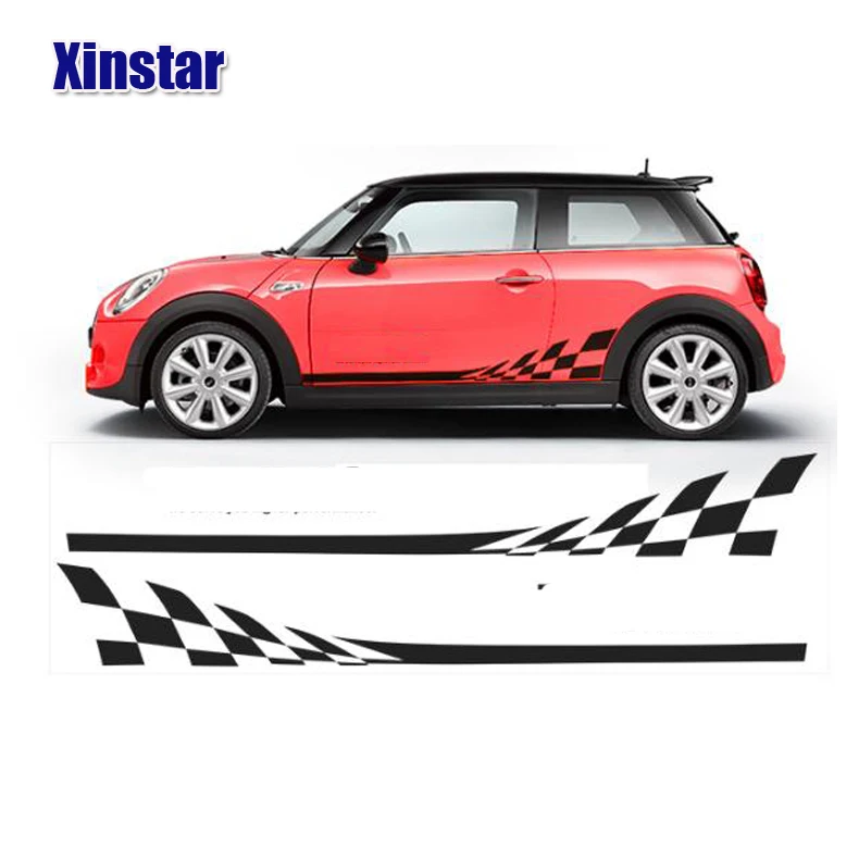 Наклейка на боковую полоску автомобиля внешнее украшение для BMW Mini cooper clubman countryman