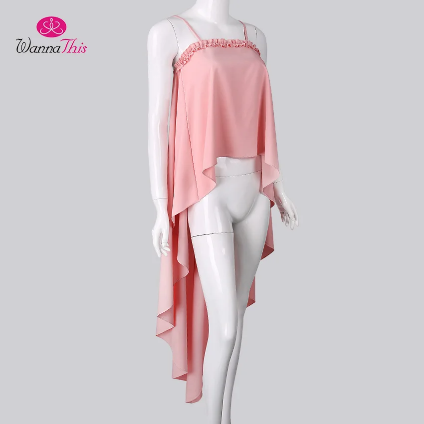 WannaThis лето-осень плащ платье Для женщин Асимметричный Повседневное 7 цветов без