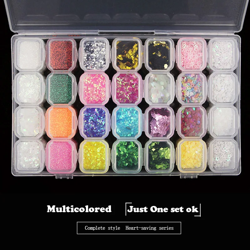 Профессиональный 28 Цвета блестящие тени для век ромбовидный шеврон Палитра