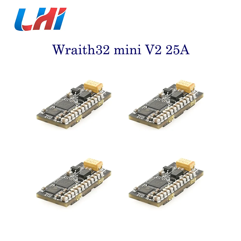 LHI Новый Wraith32 Mini V2 25A для радиоуправляемого дрона 32bit BLHeli_32 ESC OPTO (2 4 s) DSHOT1200