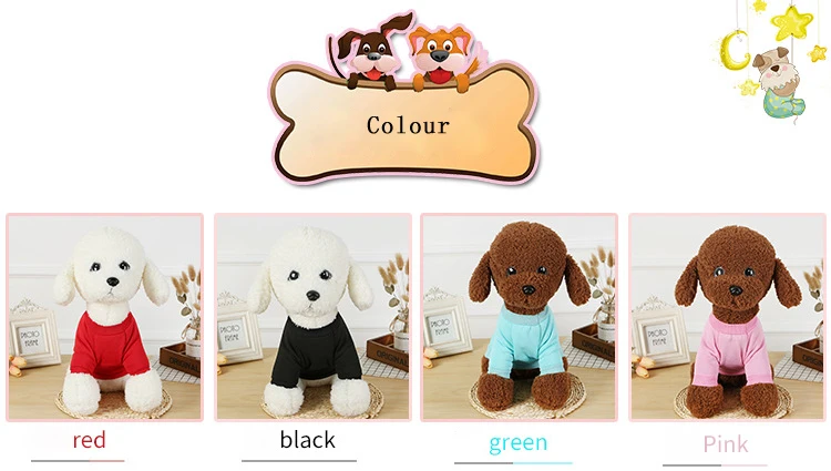 Petshy одежда для маленькой собаки щенок кошка удобный однотонный Хлопок Весна Осень Одежда Футболка Домашние животные наряд свитер для йоркширского терьера