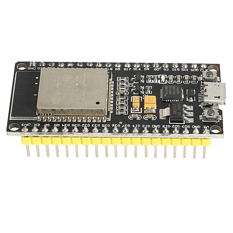 ESP-32 ESP-32S Беспроводная макетная плата Wi-Fi Bluetooth 2 4 ГГц Micro USB CP2102 двухъядерный модуль