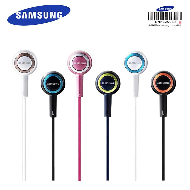 SAMSUNG оригинальный SHE-C10 проводной 1 2 м стерео Bass Наушники-вкладыши Официальный
