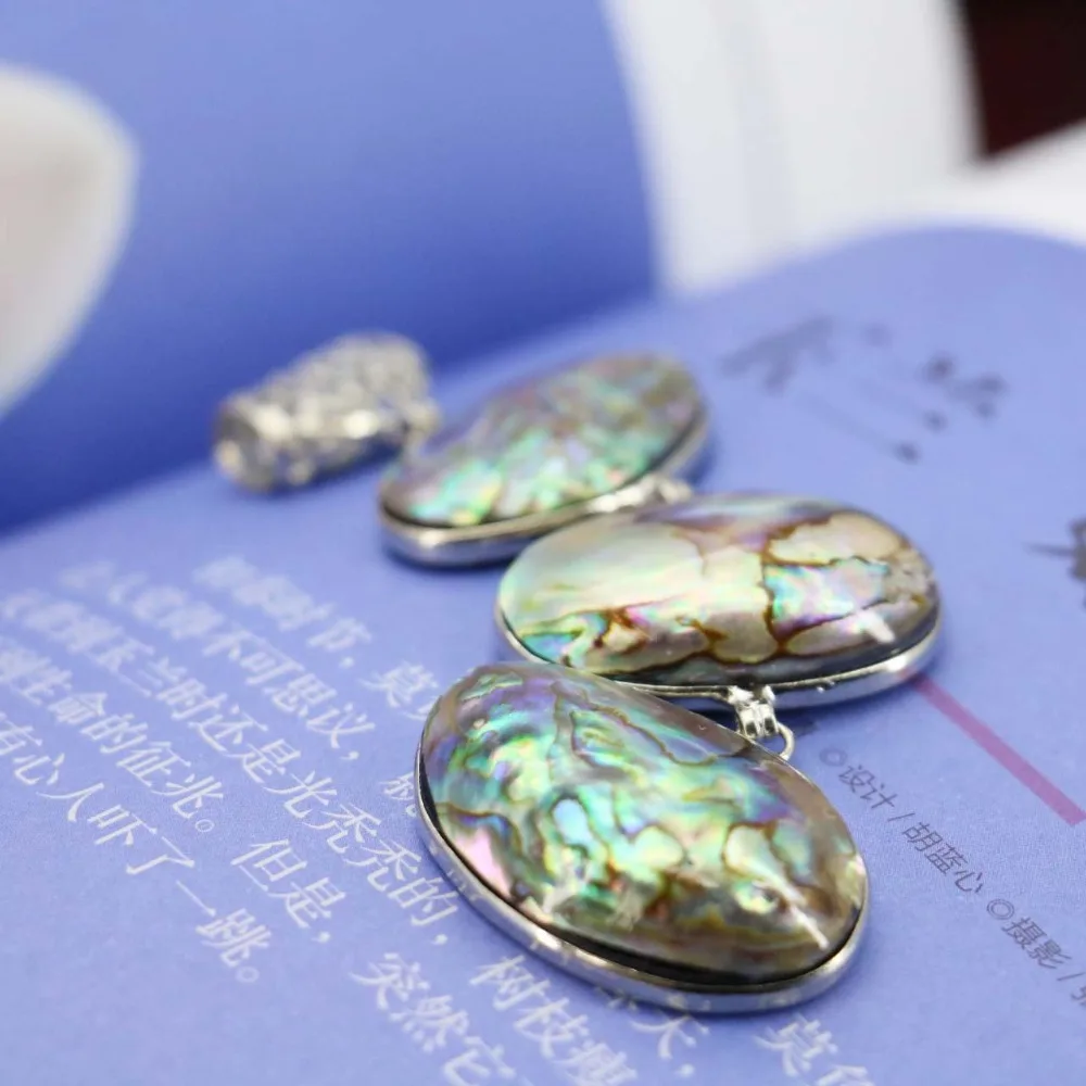 Бусины из ракушек Пауа натуральные 26 х38 мм раковины абалона цветов | Украшения и