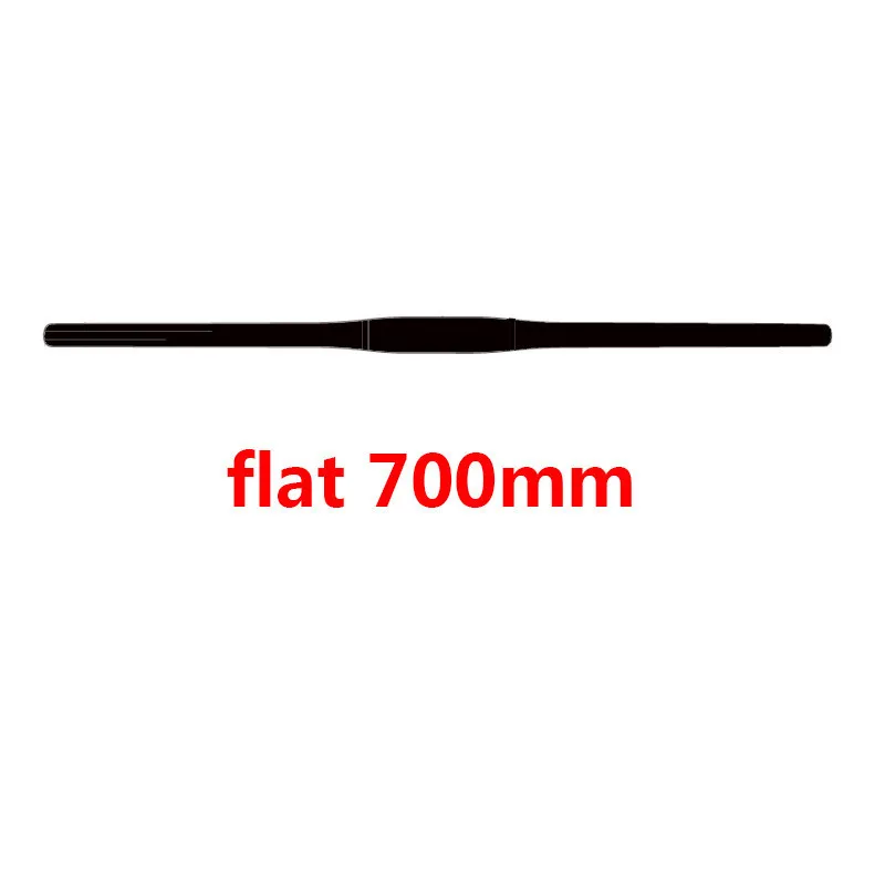 Flat 700 EC90MB01 Светильник из углеродного волокна MTBHandlebar для горного велосипеда/прямой плоский руль UDMatt 580 мм-760 мм - Цвет: Flat 700 EC90MB01