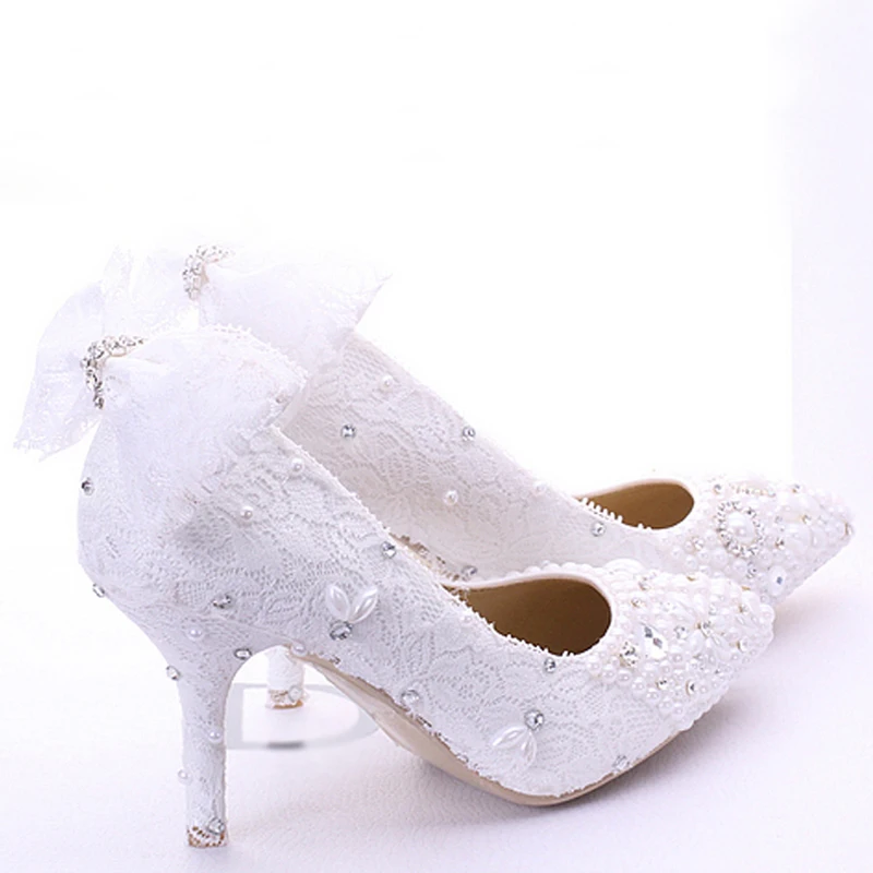 Новинка 2018 года Лидер продаж Кружевные туфли-лодочки на высоком каблуке Обувь