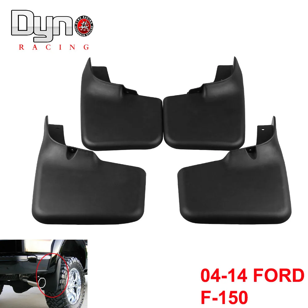 4 шт спереди и сзади Всплеск брызговики клапанами с арок ДЛЯ 04 14 Ford F 150 WE006|rear mud