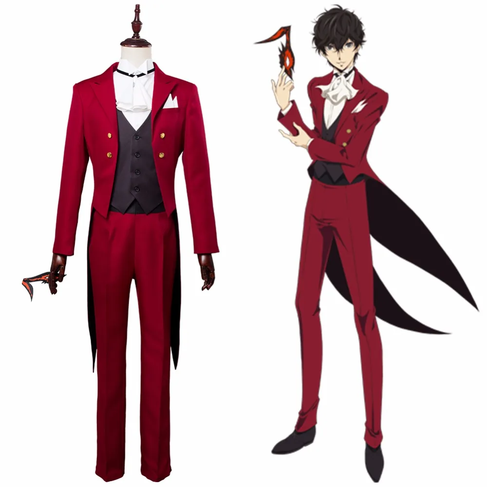 Persona 5 P5 Joker Akira Kurusu Косплей маскарадный костюм для вечеринки Ren Amamiya красная Униформа костюм Хэллоуин Карнавальный костюм на заказ