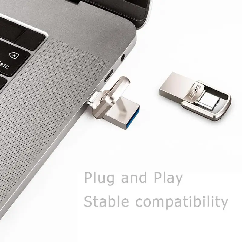 Металлическая карта памяти EAGET CU20 32/64/128 ГБ Type C/Флеш накопитель USB 3 0 OTG флеш мини u