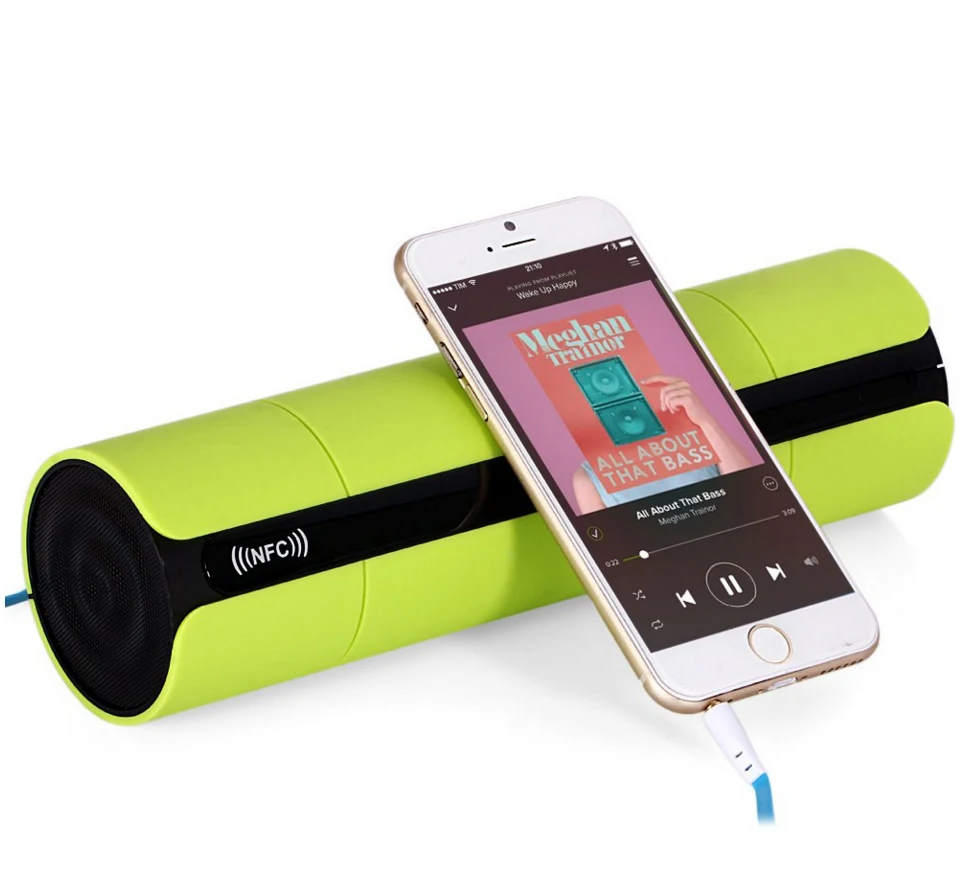 Портативный KR8800 NFC FM Hi Fi Bluetooth динамик беспроводной стерео громкий Супер Бас Звук
