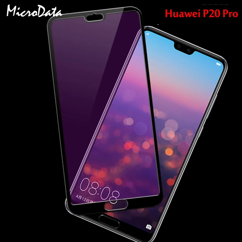MicroData закаленное стекло 3D изогнутый экран с мягкими краями протектор для huawei P20 Lite