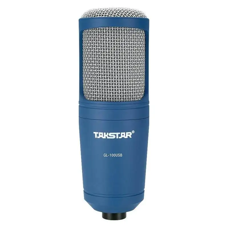 Takstar GL-100USB сбоку-адрес записи микрофон Проводной USB конденсаторный микрофон для КТВ, встречи, на для выступления и компьютер