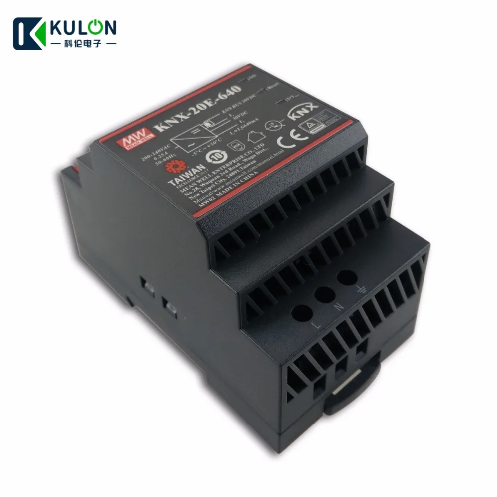 Блок питания MEAN WELL KNX-20E-640 640mA, 30 В постоянного тока, 20 Вт, meanwell KNX KNX-20E со встроенным дроссельным клапаном