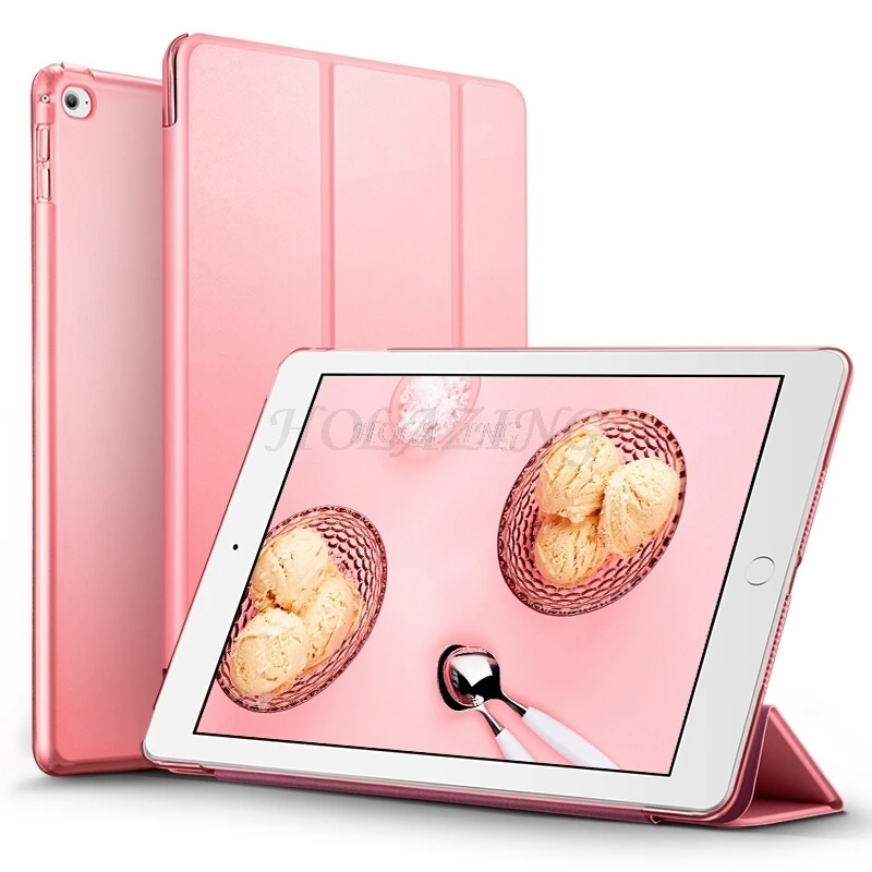 HOLAZING Ультратонкий Тонкий чехол с магнитом для iPad 9 7 2017 три раза Стенд Авто Смарт