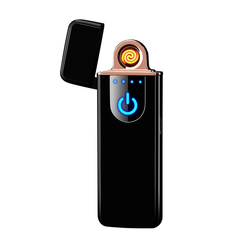 Новинка сенсорная ультратонкая USB Зажигалка перезаряжаемая аксессуары для
