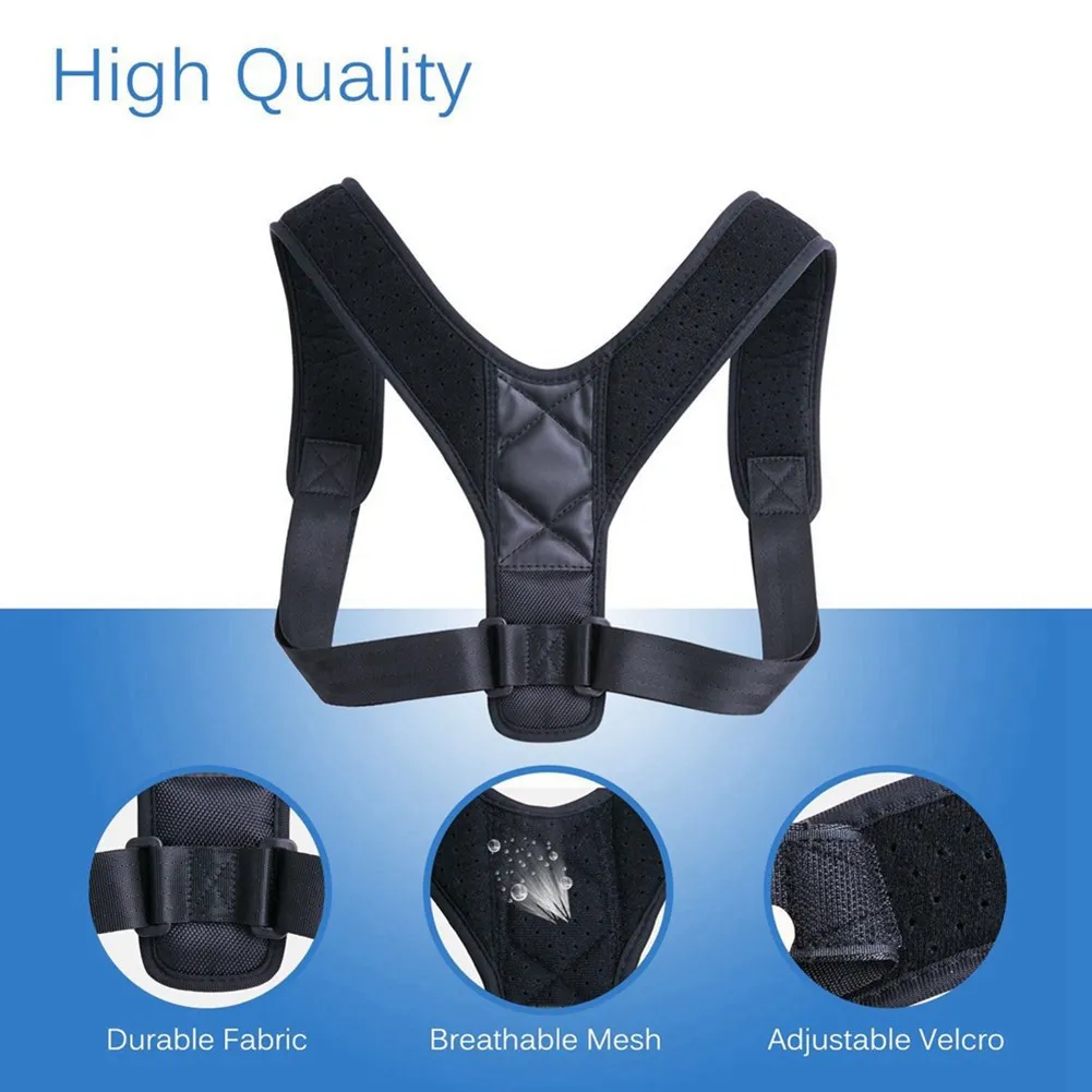 USA Designed Body Shaper Upper Back Support Brace for Pain Relief from Neck Back Shoulder & Bad Posture Pose Corrector Bodysuits