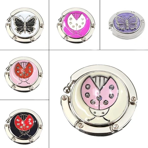 Мода бабочка Жук складная вешалка держатель настольный крючок для сумочки|fashion