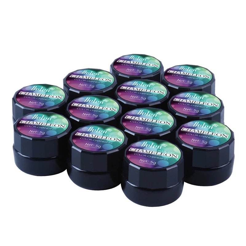 Гель Хамелеон Belen 5 мл УФ блеск светящийся гель 3d цвет фантомный маникюр для
