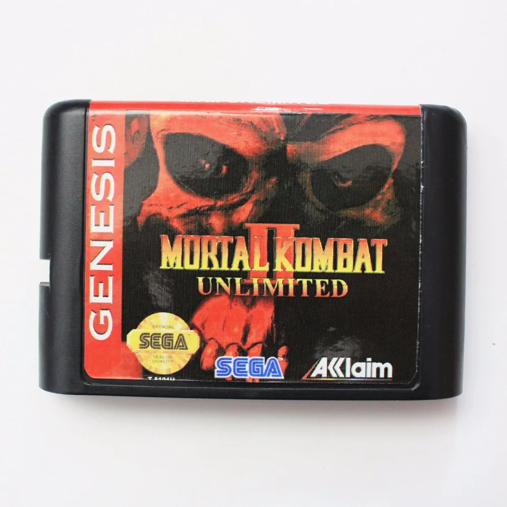 Mortal Kombat II 16 бит SEGA MD карточная игра для Sega игры Mega Drive Genesis|sega md game card|mortal kombat iisega games |