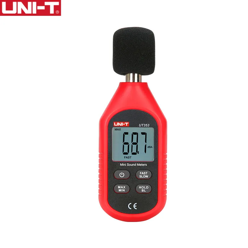 

UNI-T UT353 Noise Measuring Instrument db Meter 30~130dB Mini Audio Sound Level Meter Decibel Monitor