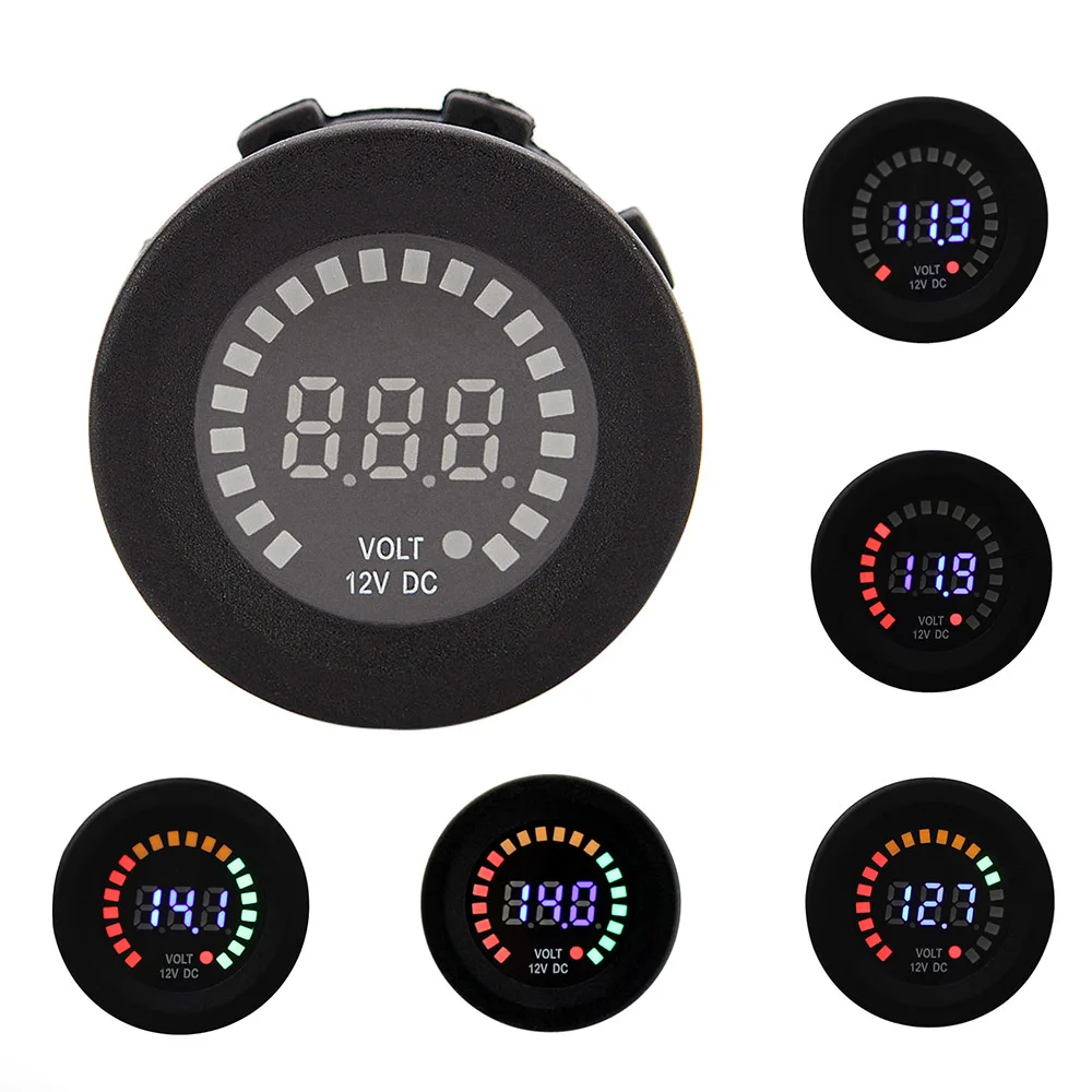 KKmoon автомобильный Стайлинг Универсальный DC 12V мотоцикл Лодка цифровая