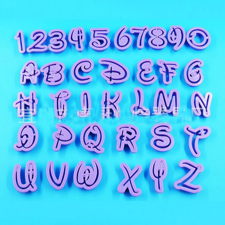 26 шт. Английский алфавит пластиковые печенья кондитерские изделия печенье
