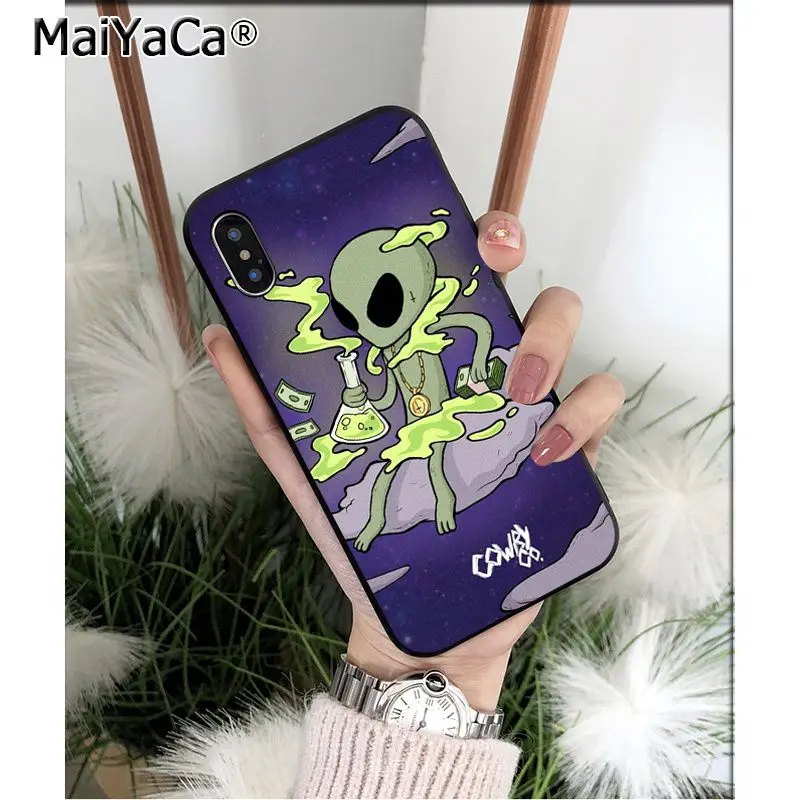 MaiYaCa Alien Believe UFO ET высококачественный чехол для телефона iPhone X XS MAX 6 6S 7 7plus 8 8Plus 5 5S XR
