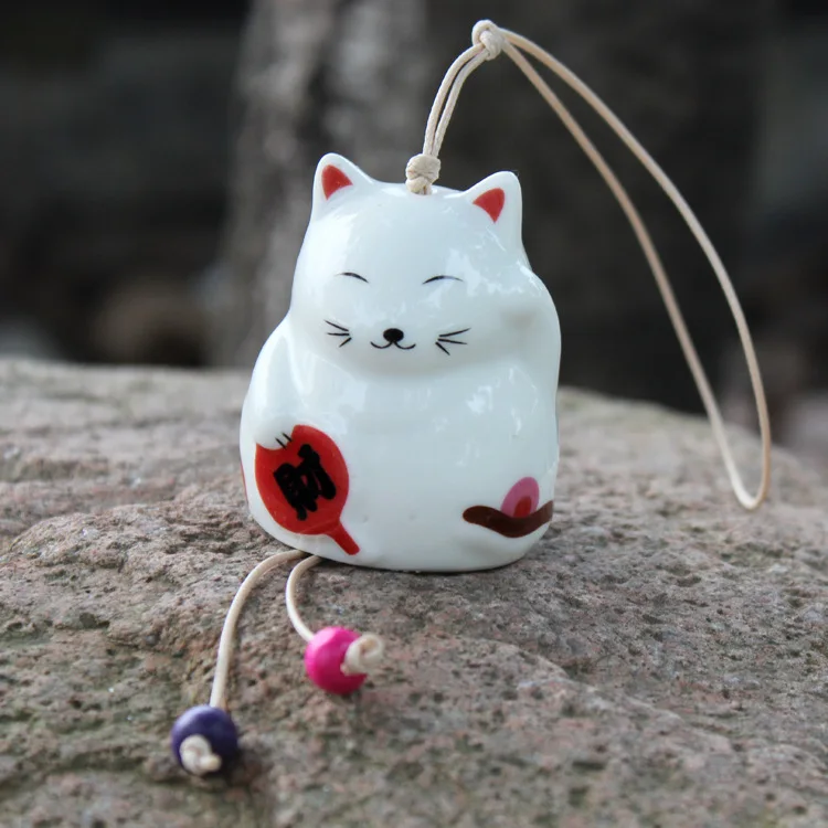 2017 керамические колокольчики для кошек 1 шт. рисования денег рождественские