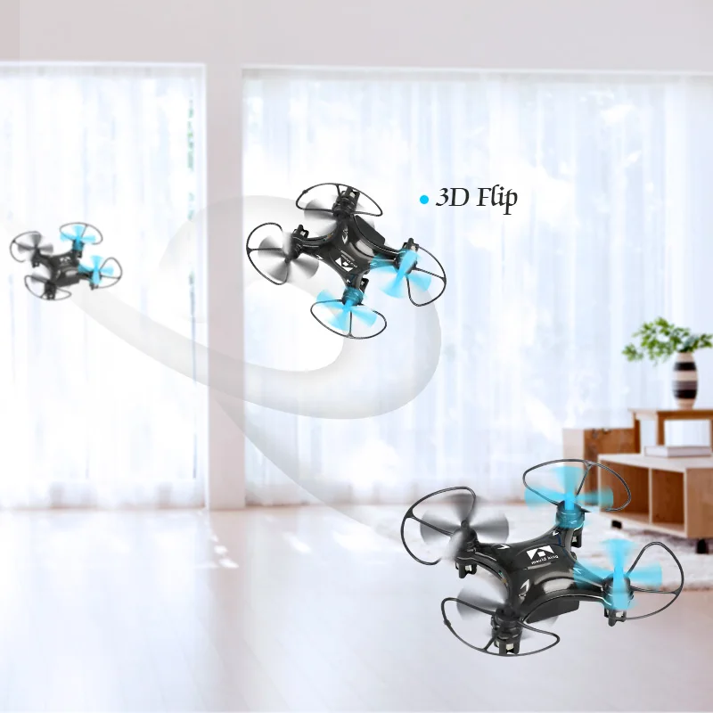 Мини Дрон нано микро RC Квадрокоптер Дистанционное управление вертолет 2 4 GHz 4CH