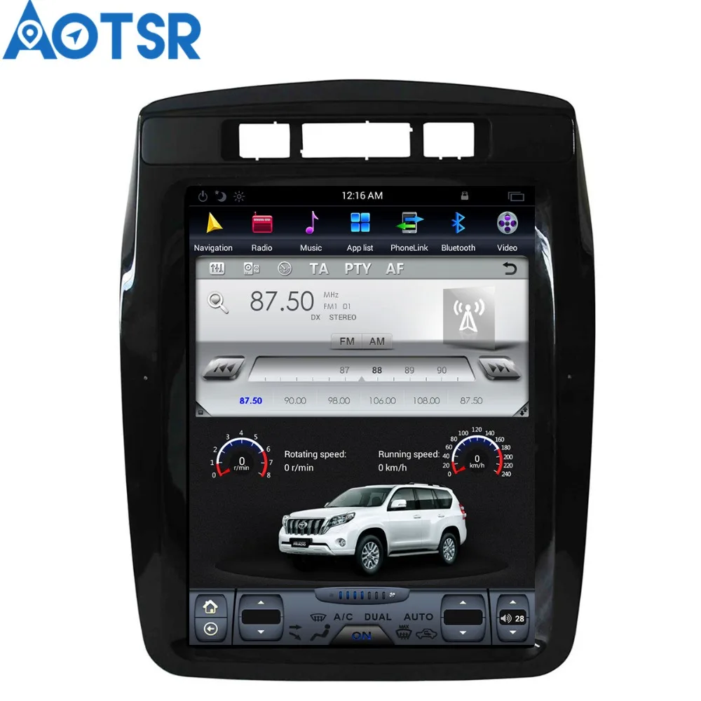 Автомобильный мультимедийный плеер Aotsr 10 4 дюйма IPS Android 6 0 без DVD GPS-навигация для