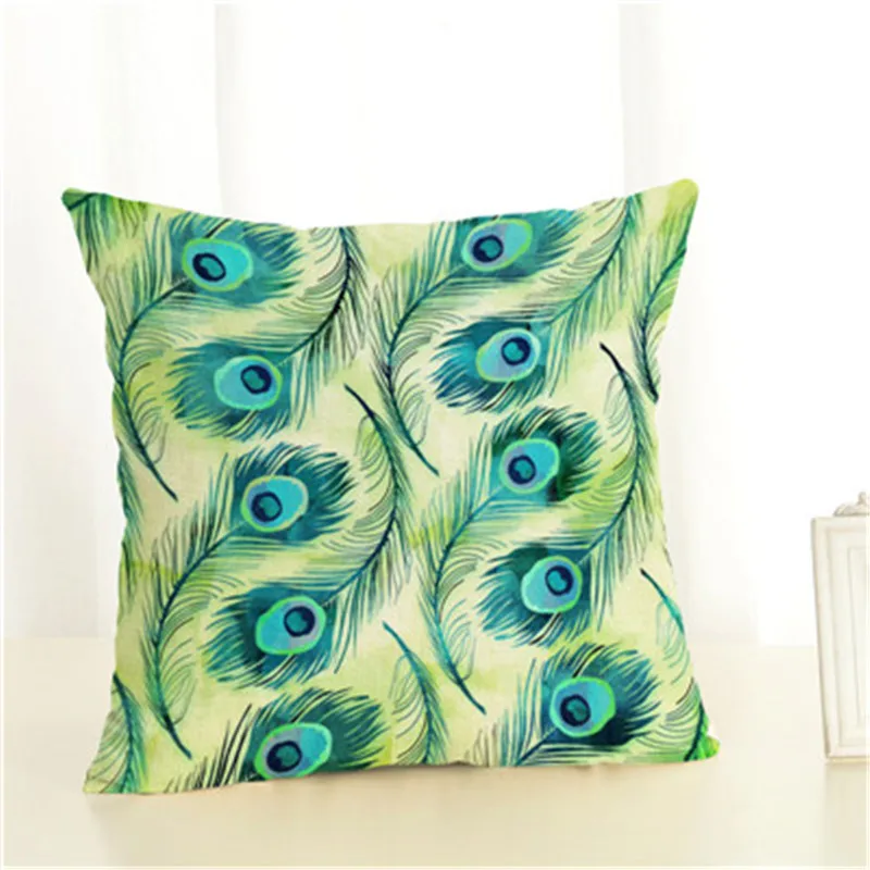 В скандинавском стиле Симпатичные Пользовательские Птица узор пледы льняная