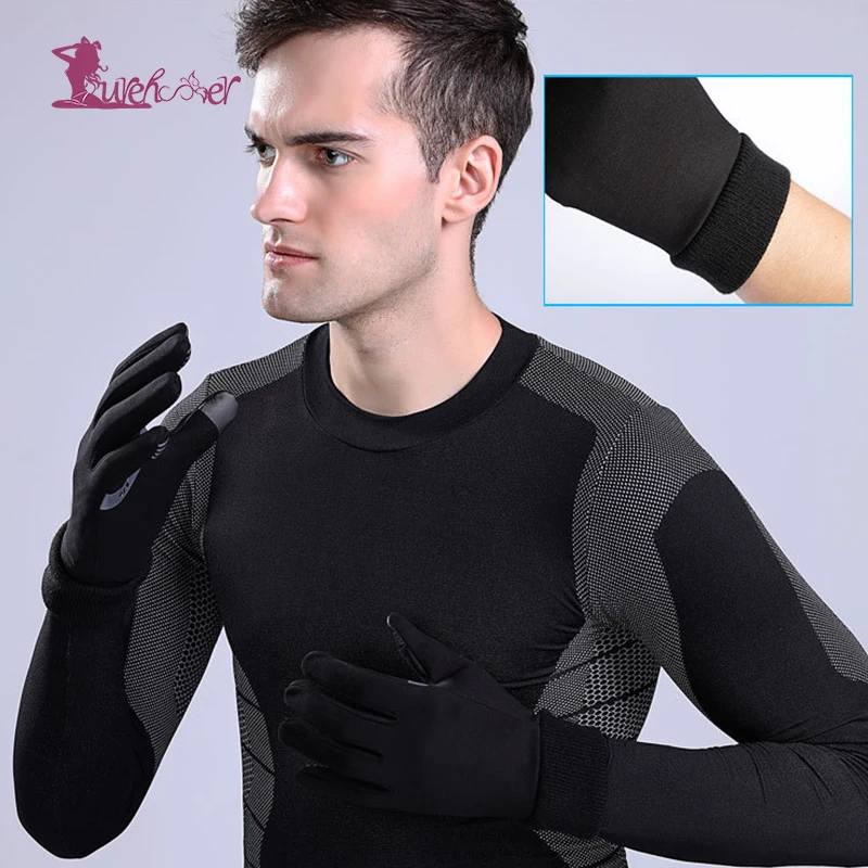 Lurehooker New Touch Screen Sports Cycling Gloves Unisex Full Finger Outdoor Warm Windproof Waterproof Bicycle Mitten | Спорт и