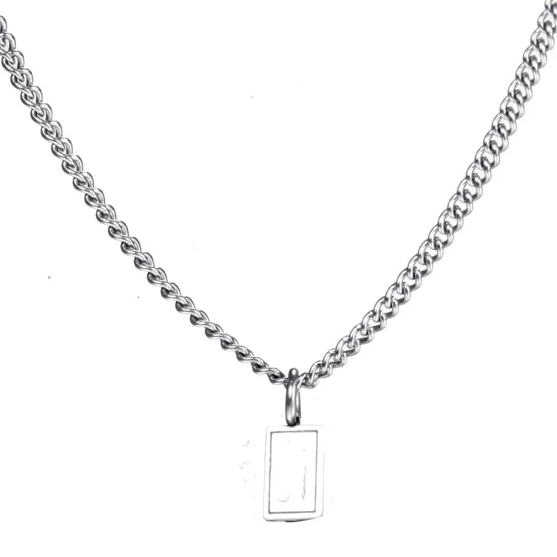 Silver Ожерелье из нержавеющей стали, ювелирные изделия для женщин, подарки, модное ожерелье с подвеской Будды, серебряное ожерелье - Окраска металла: Silver