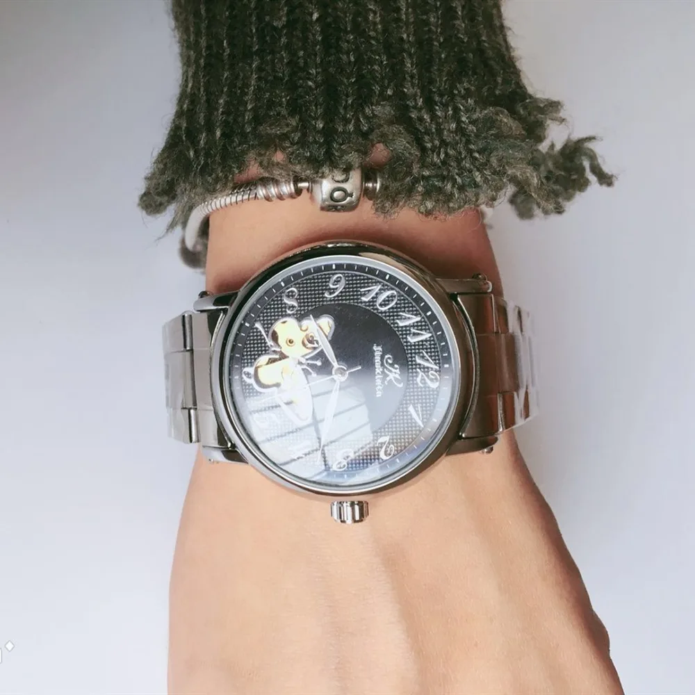 

Watch women Automatic Waterproof Butterfly Mechanical Watches Stainless steel Rose Gold Elegant Skeleton Clock Ladies Watch