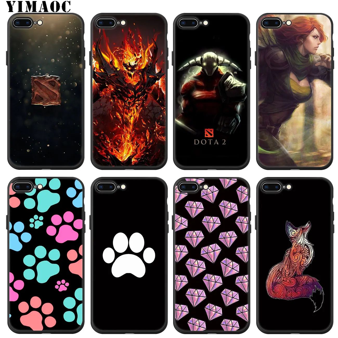 Мягкий силиконовый чехол YIMAOC dota 2 с логотипом для iPhone 11 Pro XS Max XR X 6 6S 7 8 Plus 5 5S SE 10 из