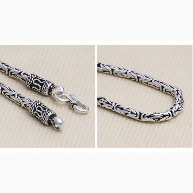 

Pure 925 Sterling Silver Bracelets Fashion Domineering Classic Hand Chain For Men And Women Special Jewelry Charm Bracelet 322