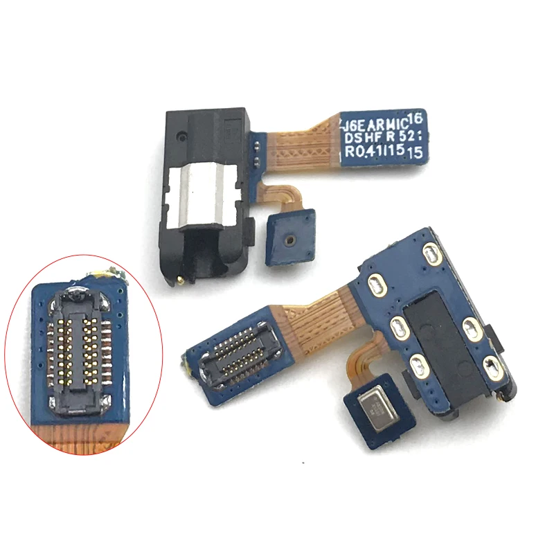 2 шт. аудиоразъем для наушников ленточный микрофон FPC гибкий кабель-лента Samsung J6 2018